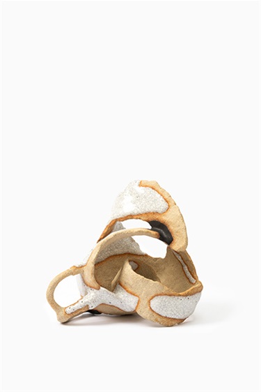 Katherine Sankey, A Wind Rose 2, ceramic, glaze, ink, 14 x 17 x 16 cm.