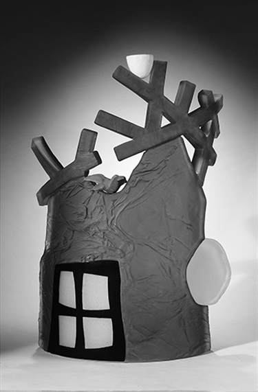 Warren Langley, Fallen Forest, cast glass, 80 x 60 x 18 cm.