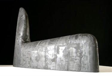 Gaye Roberts, Stealth, timber, rubber, 66.5 x 14 x 48 cm.