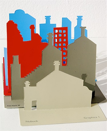 Annalise Rees, Likely Scenario II, paper, 10 x 15 x 20 cm.