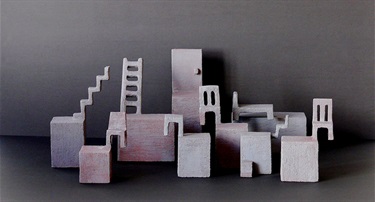 Keiko Matsui, My Place, My Space, mixed stoneware clay, 6 x 8 x 10 cm. Courtesy of Helen Stephens Gallery.