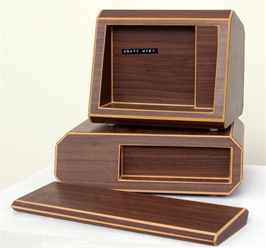 Merric Brettle, Craftwork, MDF, wood laminate, 50 x 50 x 50 cm.