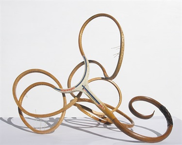 Anita Larkin, Wallop, collected objects, 78 x 47 x 58 cm. Courtesy of Defiance Gallery.