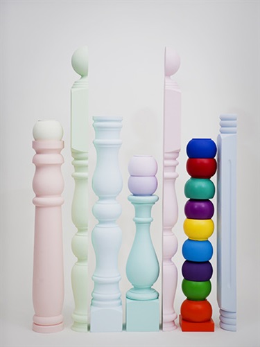 Nuha Saad, Velvet Nostalgia, acrylic on wood, 79 x 70 x 15 cm. Courtesy of James Dorahy Project Space.