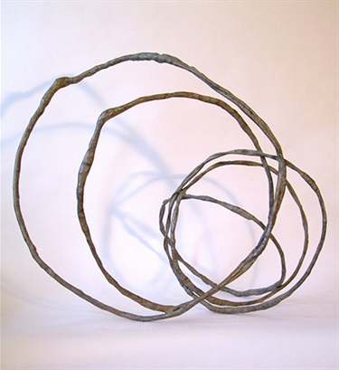 Camie Lyons, Movement Memory, bronze, 60 x 74 x 53 cm. Courtesy of Tim Olsen Gallery.