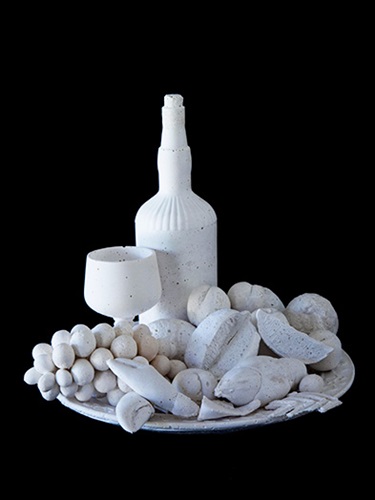 Ken + Julia Yonetani, The Food Bowl with Yabbie, Murray River salt, 34 x 32 x 32 cm. Courtesy of Artereal Gallery.