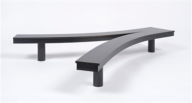 Kensuke Todo, Diverge, mild steel, 10.6 x 58 x 73.4 cm. Courtesy of King Street Gallery on William.