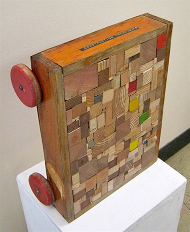 Tobias Richardson, Construction Techniques, wood, 41 x 24 x 12 cm. Courtesy of Raft Artspace.