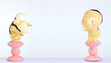 Bran Hoc, You and Me and Me and You, high density rigid foam, 70 x 50 x 22 cm.