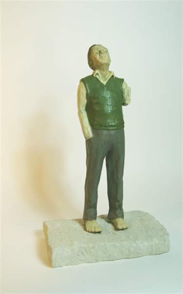 Craig Macdonald, Stargazer, bronze, 47 x 10 x 10 cm.