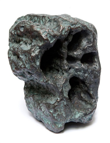 Tim Silver, Untitled (found rock), bronze, 17.5 x 14 x 17 cm. Courtesy of Breenspace.