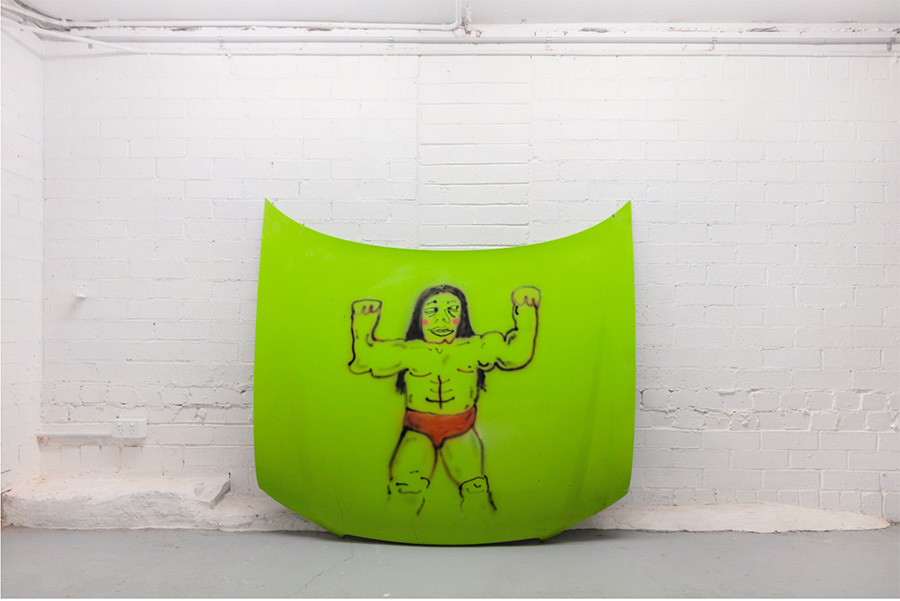 Andriana Carney, lime green